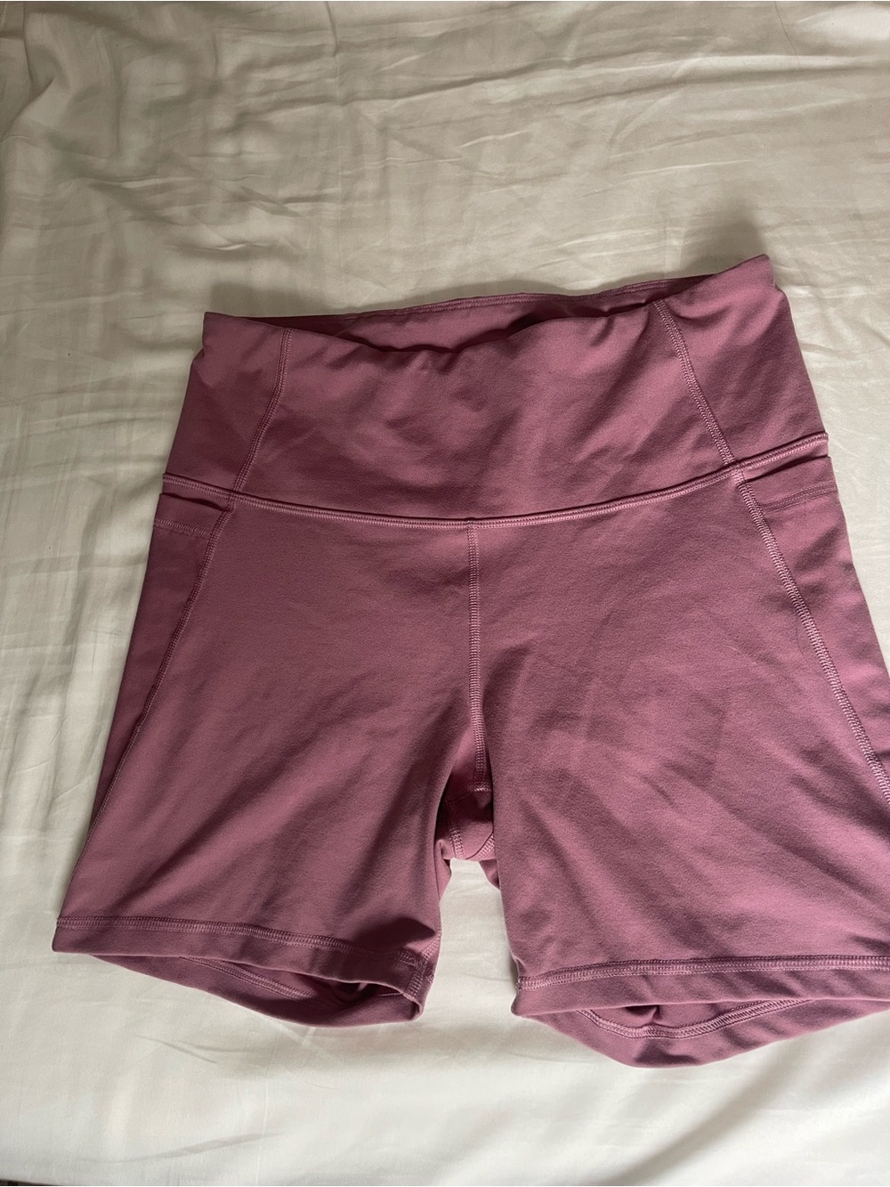 Old Navy Rose-Mauve High-Rise Bike Shorts